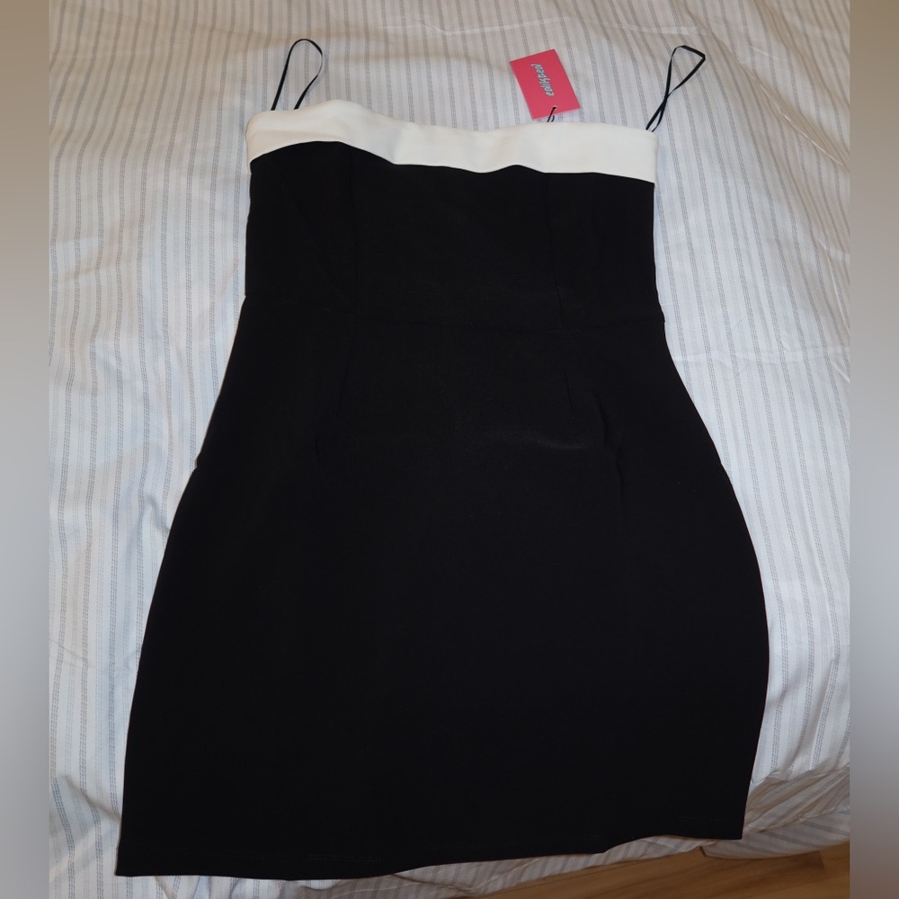 Edikted - Priyah Contrast Fold Over Dress